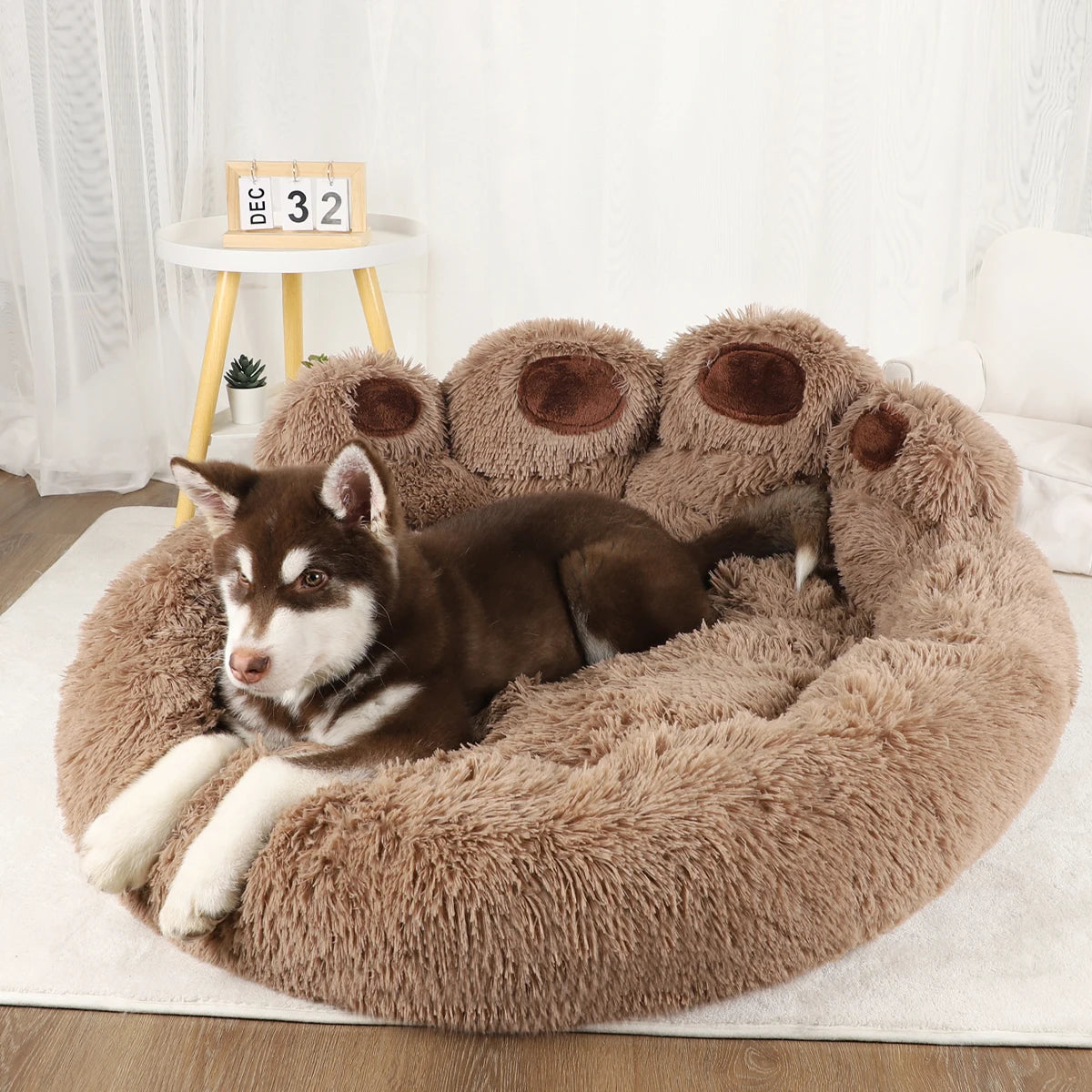 Cozy Plush Fluffy Pet Bed – Perfect for Dogs & Cats