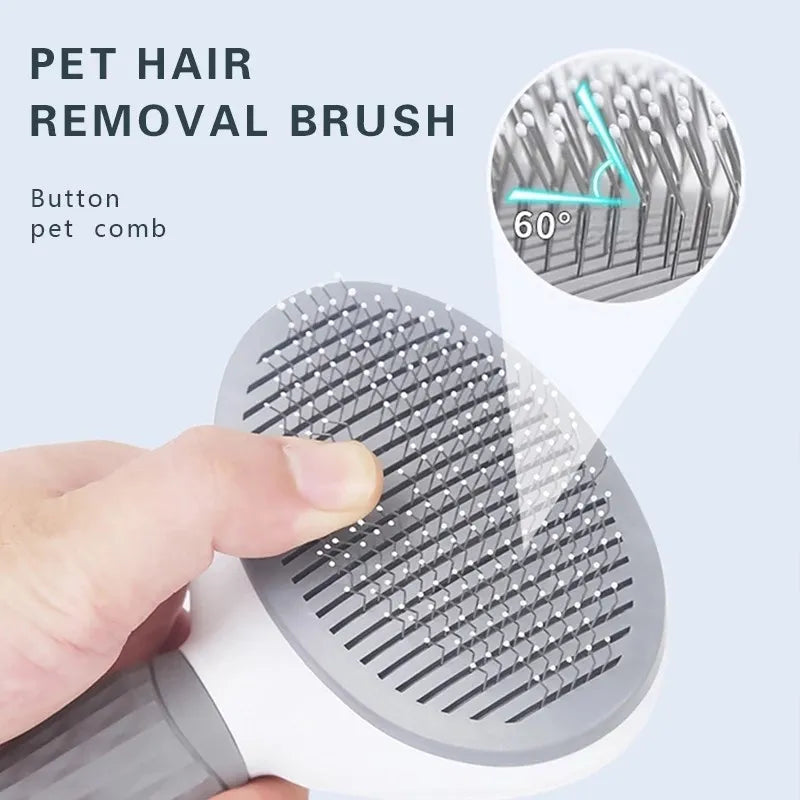 Self-Cleaning Pet Hair Remover Brush - Jimbol Pet Kit