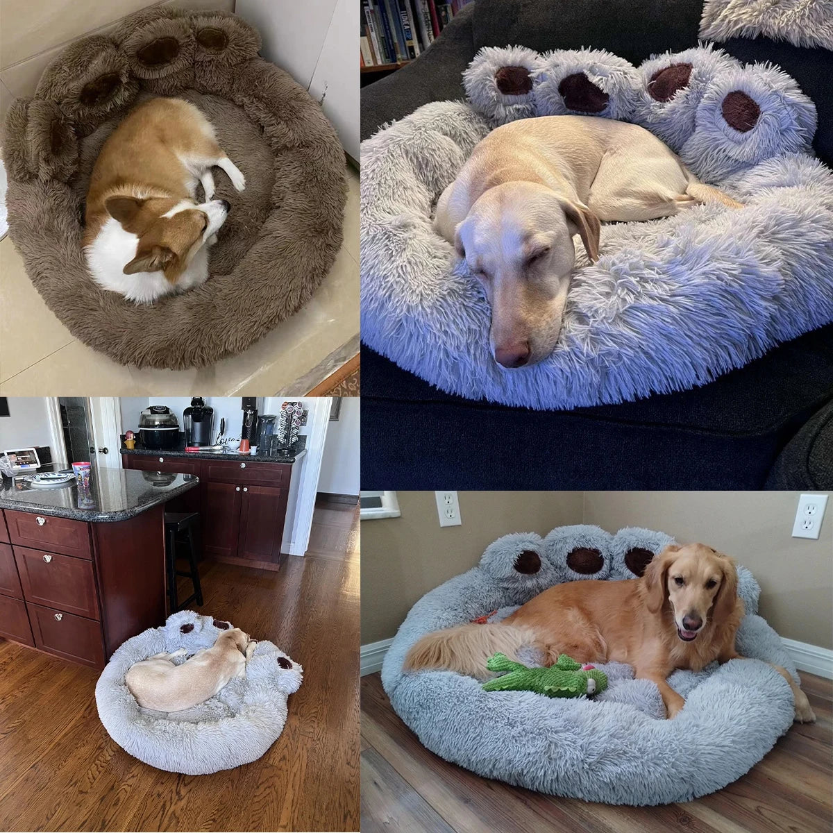 Cozy Plush Fluffy Pet Bed – Perfect for Dogs & Cats