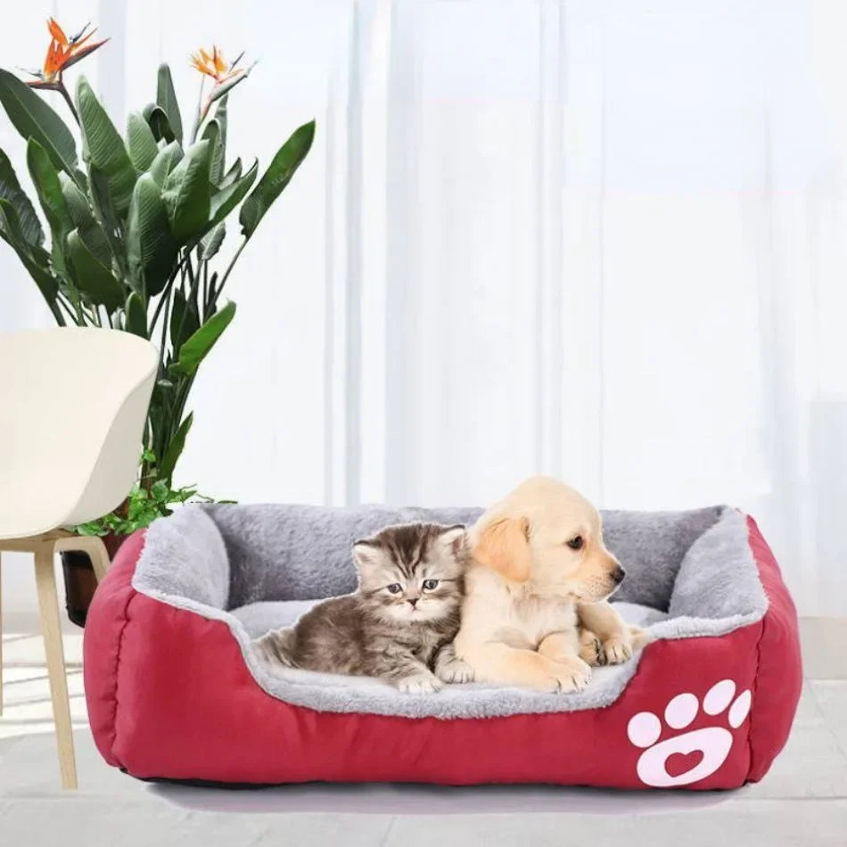 Large Pet Square Bed for Cats and Dogs