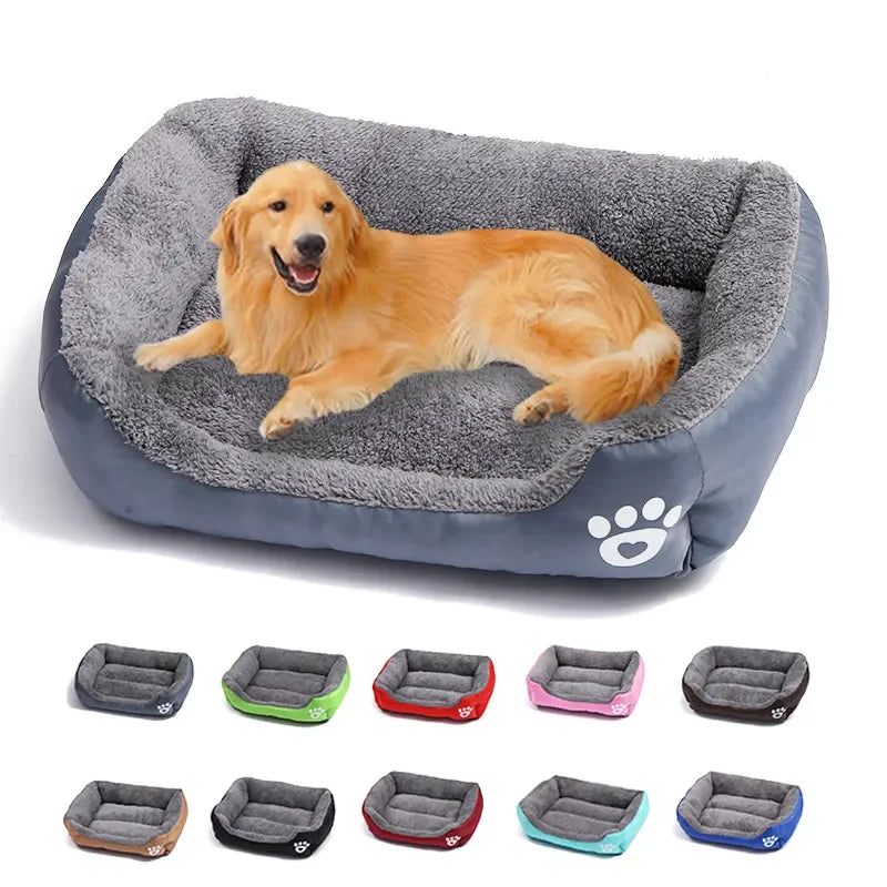 Large Pet Square Bed for Cats and Dogs