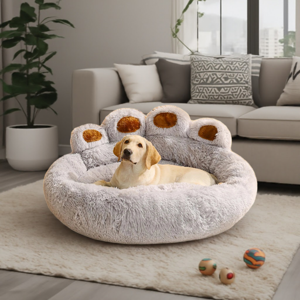 Cozy Plush Fluffy Pet Bed – Perfect for Dogs & Cats